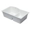 Alfi Brand White 33" Dbl Bowl Undermount Granite Composite Kitchen Sink AB3320UM-W - alternate 3